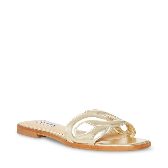 Womens Helene Gold Steve Madden Sandals