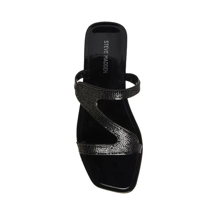 Womens Inspire Black Steve Madden Sandals