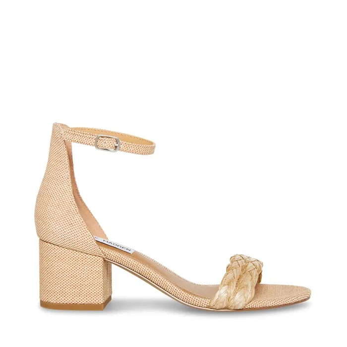 Womens Irenee Natural Tweed Steve Madden Sandals