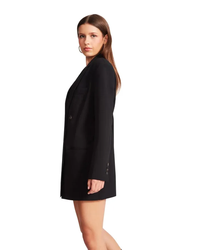 Womens Isabella Blazer Black Steve Madden Jackets and Coats