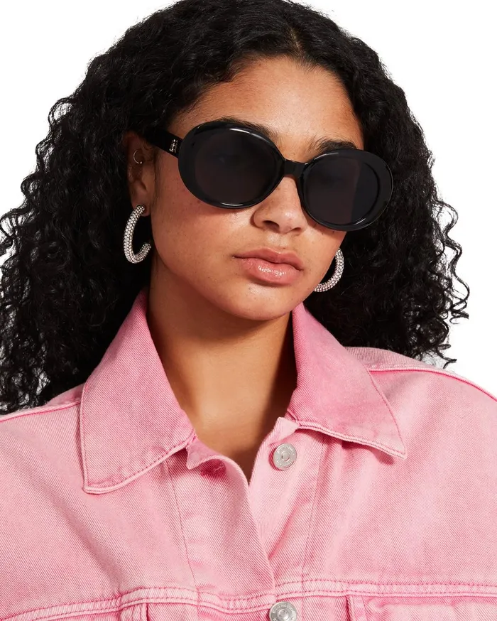 Womens Isla Sunglasses Black Steve Madden Sunglasses