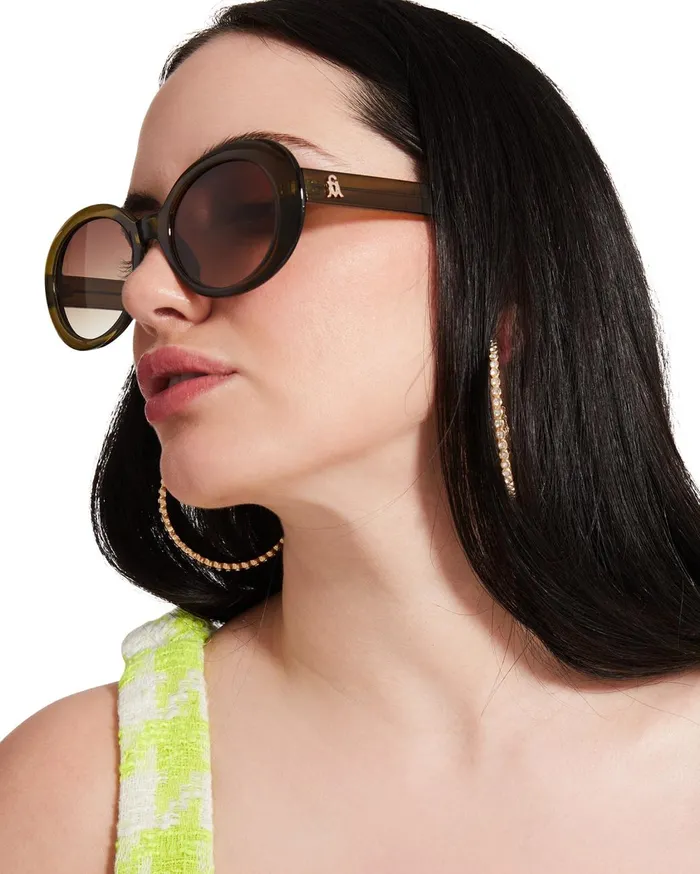 Womens Isla Sunglasses Green Steve Madden Sunglasses
