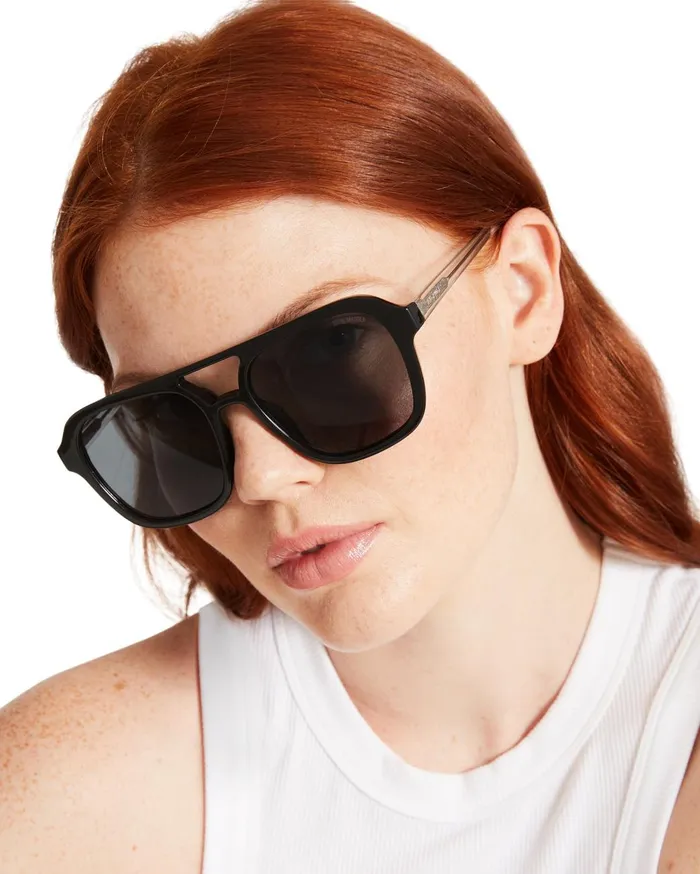 Womens Jace Sunglasses Black Steve Madden Sunglasses