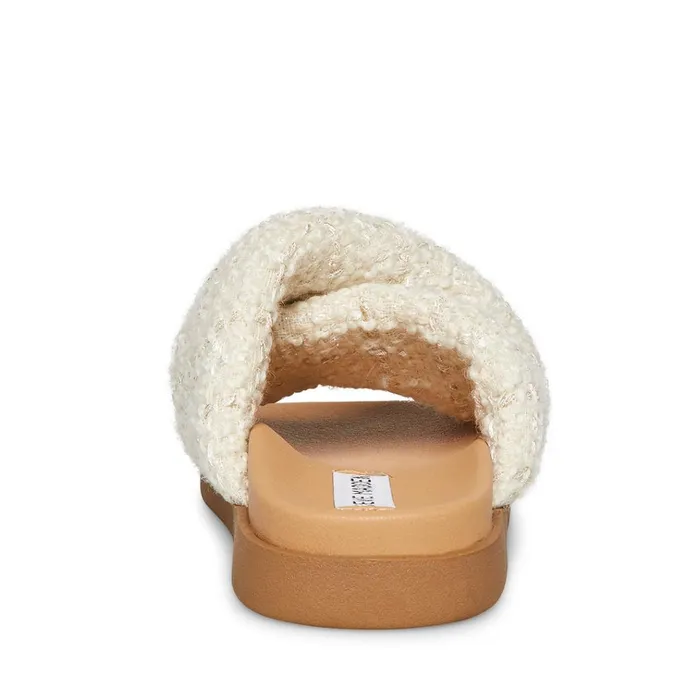 Womens Joyce White Steve Madden Sandals