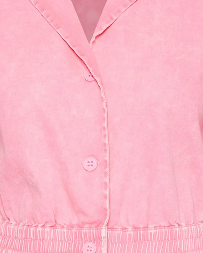 Womens Kaeleigh Romper Hot Pink Steve Madden Dresses