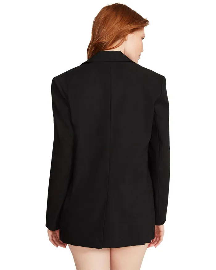 Womens Kaira Blazer Black Steve Madden Jackets and Coats