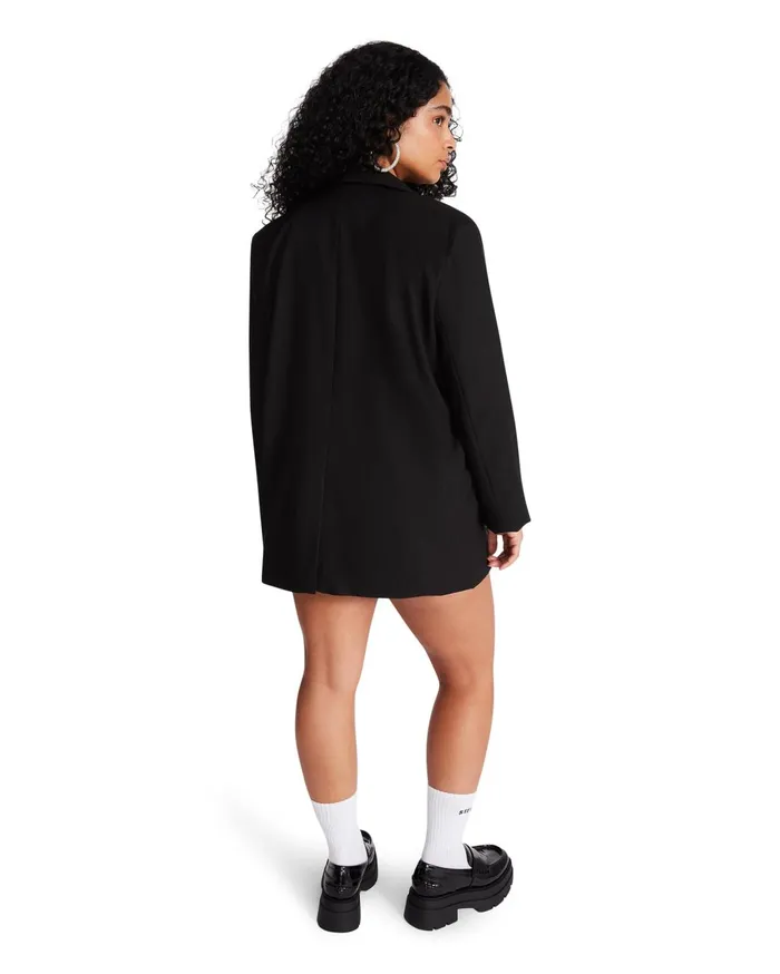Womens Kaira Blazer Black Steve Madden Jackets and Coats
