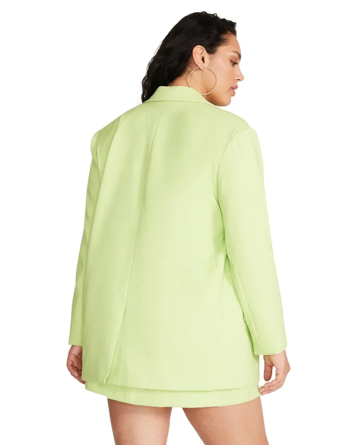 Womens Kaira Blazer Green Steve Madden Jackets and Coats
