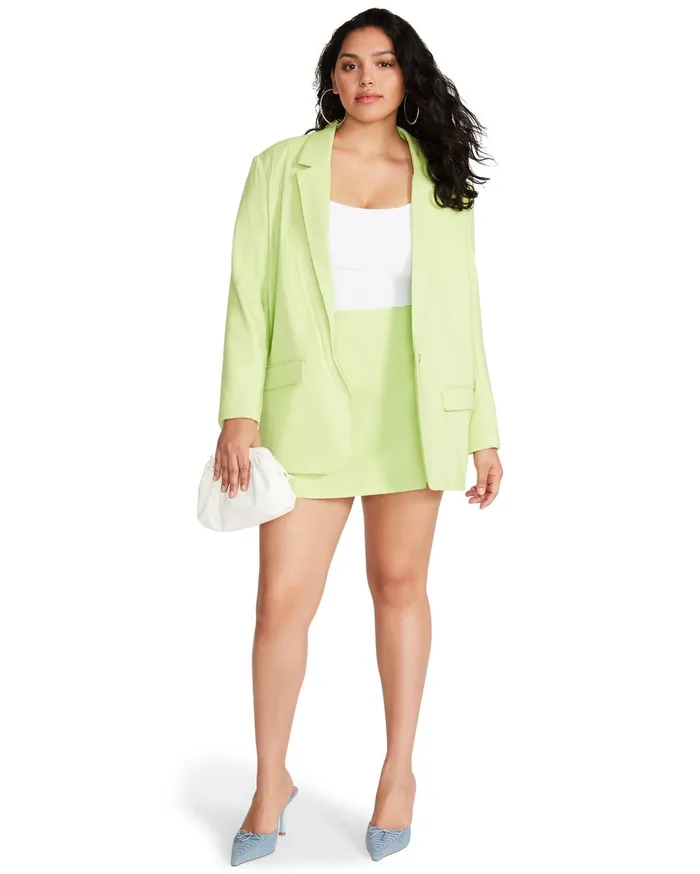 Womens Kaira Blazer Green Steve Madden Jackets and Coats
