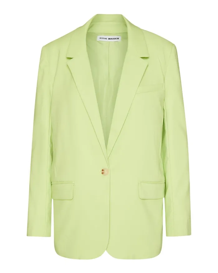 Womens Kaira Blazer Green Steve Madden Jackets and Coats