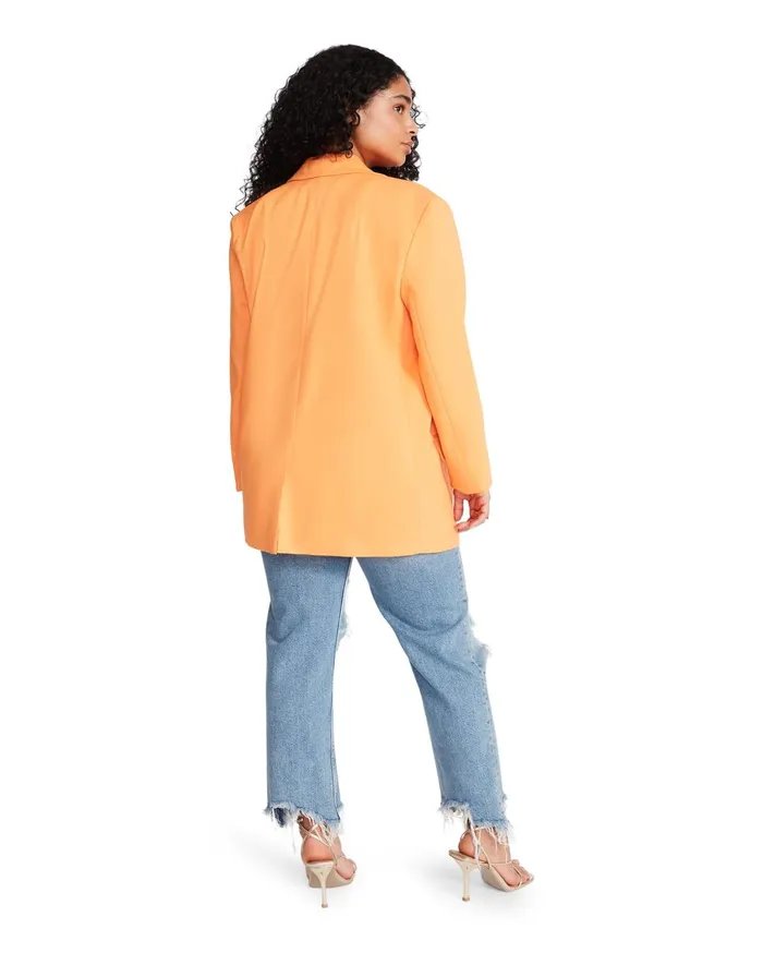 Womens Kaira Blazer Orange Steve Madden Jackets and Coats