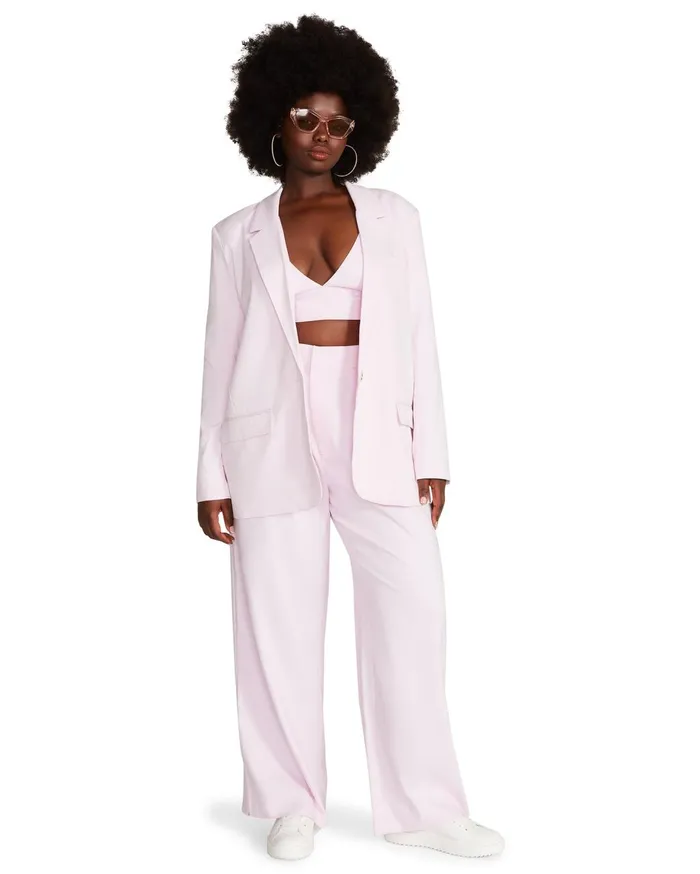 Womens Kaira Blazer Pink Steve Madden Jackets and Coats