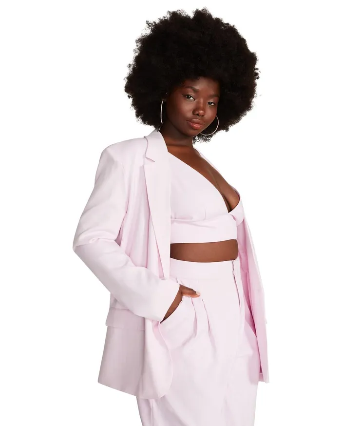 Womens Kaira Blazer Pink Steve Madden Jackets and Coats