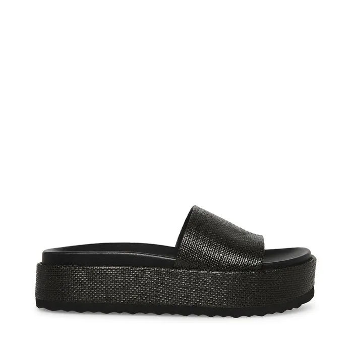 Womens Kasper Black Steve Madden Sandals