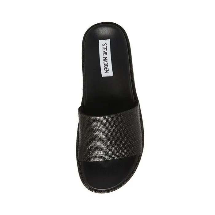 Womens Kasper Black Steve Madden Sandals