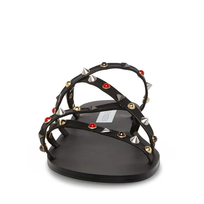 Womens Kelsey Black Multi Steve Madden Sandals