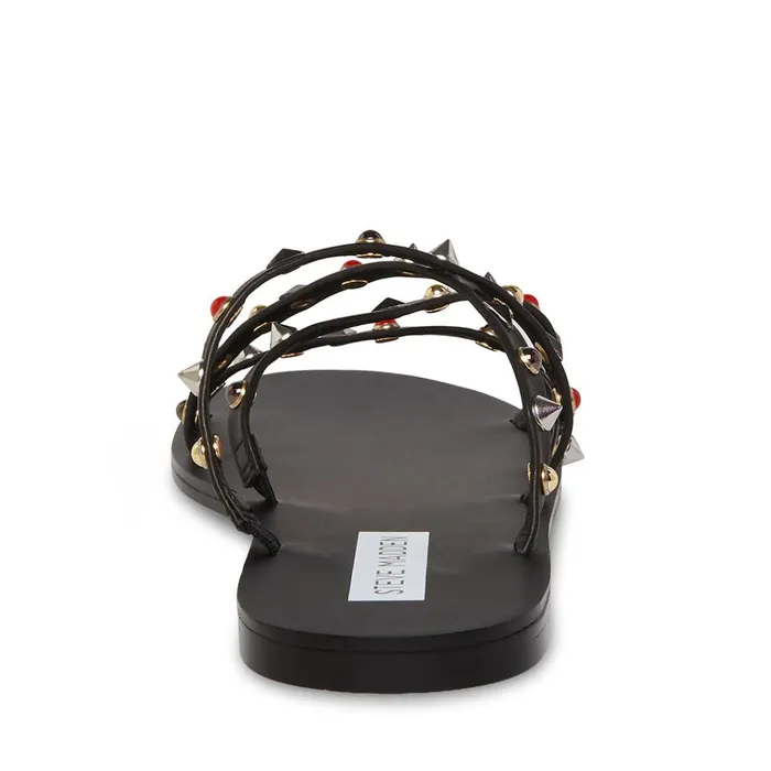 Womens Kelsey Black Multi Steve Madden Sandals