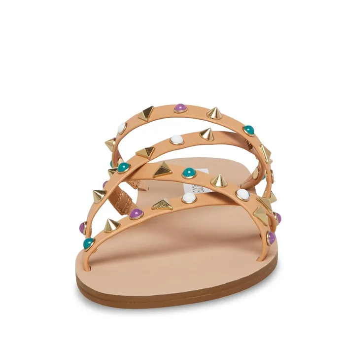 Womens Kelsey Natural Multi Steve Madden Sandals
