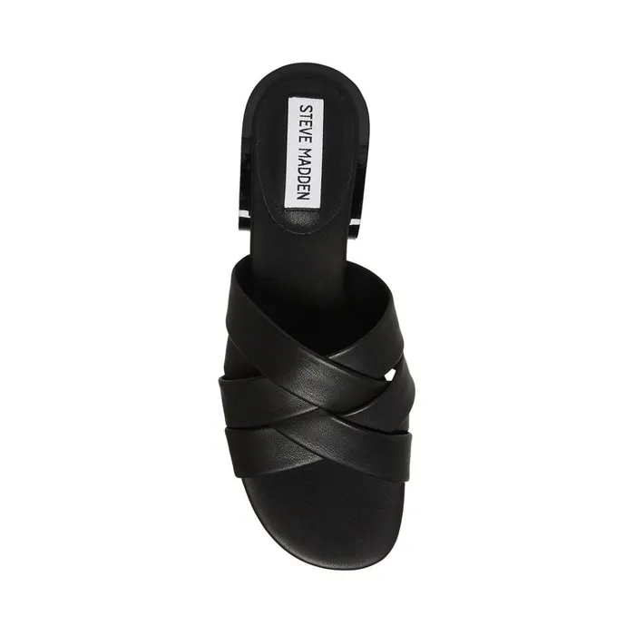 Womens Kessy Black Steve Madden Sandals