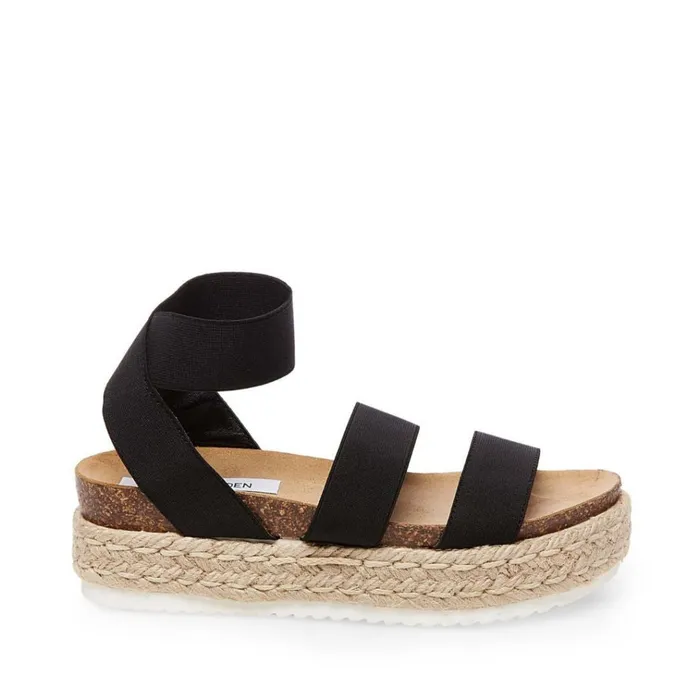 Womens Kimmie Black Steve Madden Sandals