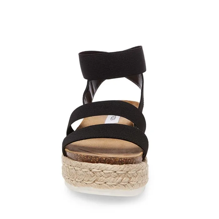Womens Kimmie Black Steve Madden Sandals