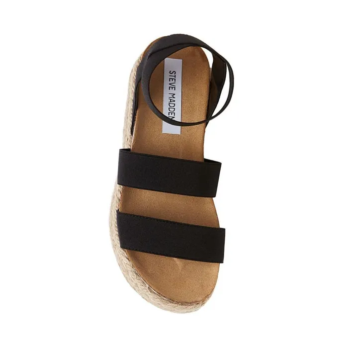 Womens Kimmie Black Steve Madden Sandals