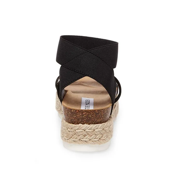 Womens Kimmie Black Steve Madden Sandals