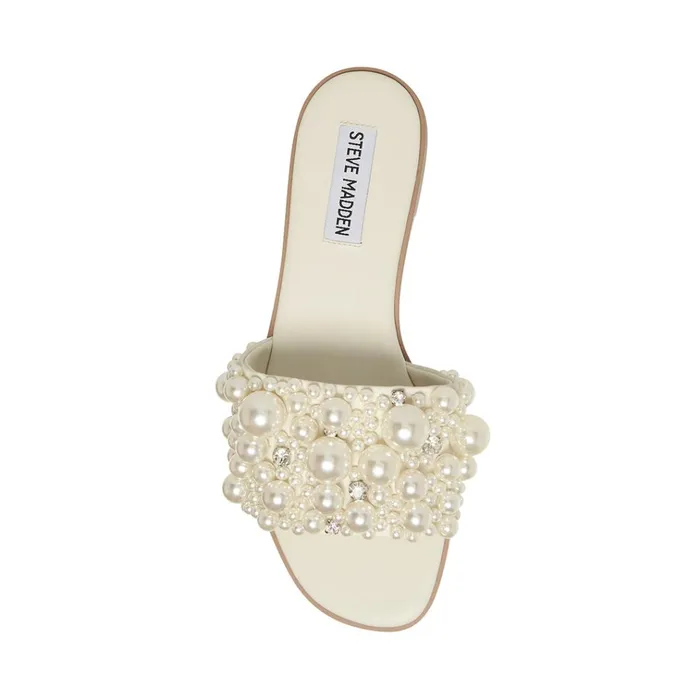Womens Knicky Ivory Steve Madden Sandals