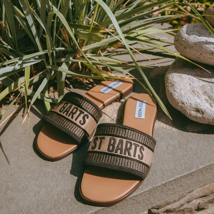 Womens Knox Black Multi Steve Madden Sandals