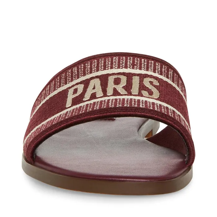 Womens Knox Burgundy Multi Steve Madden Sandals
