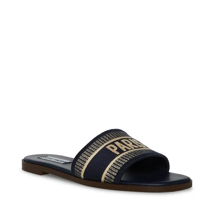 Womens Knox Navy Multi Steve Madden Sandals