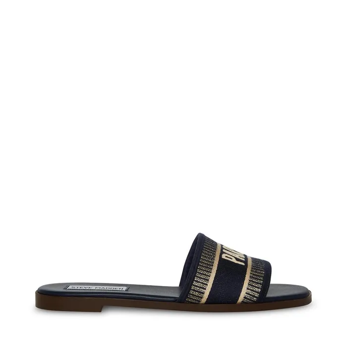 Womens Knox Navy Multi Steve Madden Sandals
