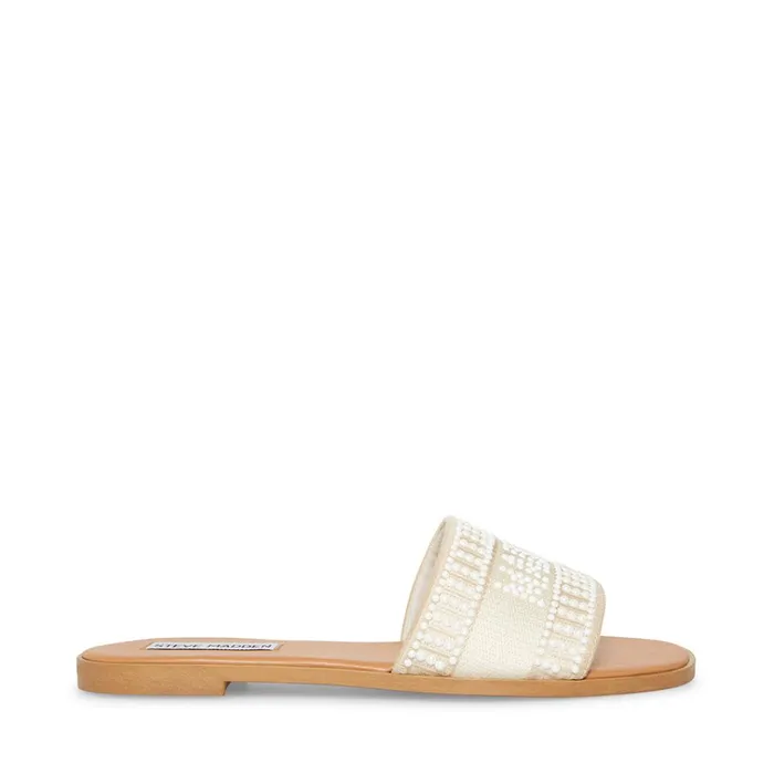 Womens KnoxP Ivory Steve Madden Sandals