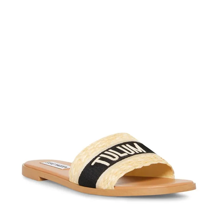 Womens Knox Raffia Steve Madden Sandals
