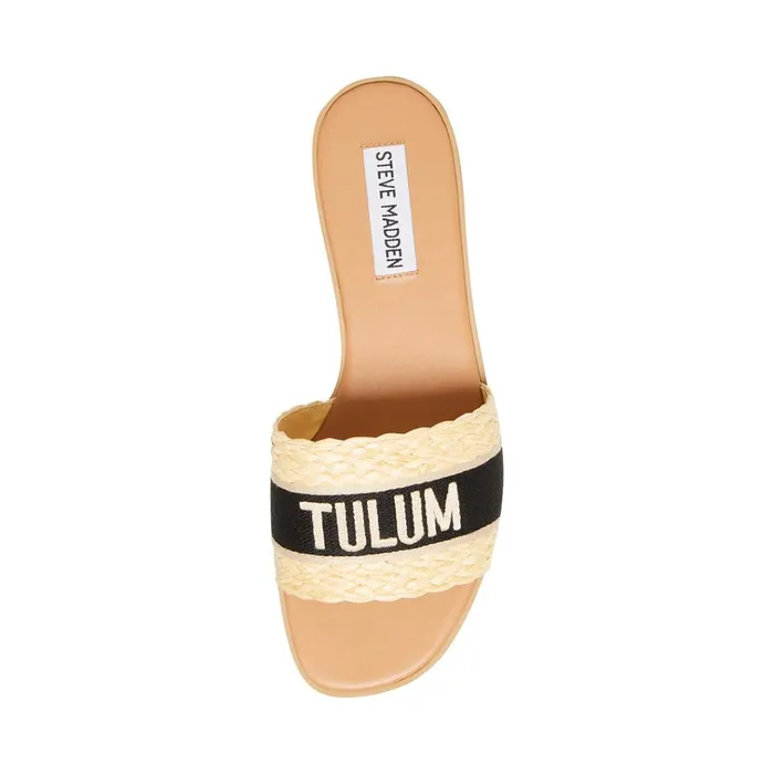 Womens Knox Raffia Steve Madden Sandals