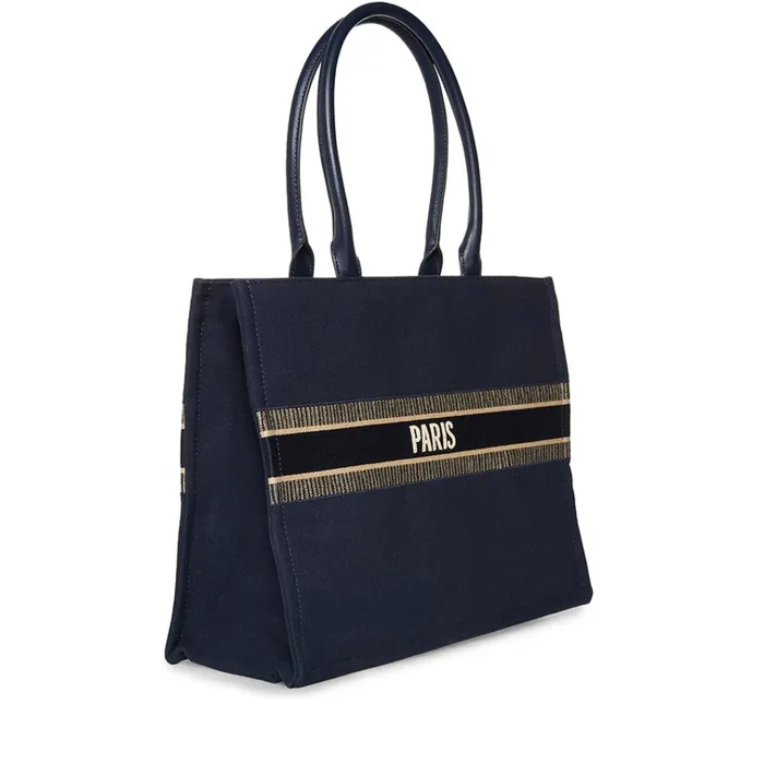 Womens Knox Tote Navy Multi Steve Madden Shoulder Bags