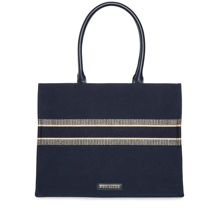 Womens Knox Tote Navy Multi Steve Madden Shoulder Bags