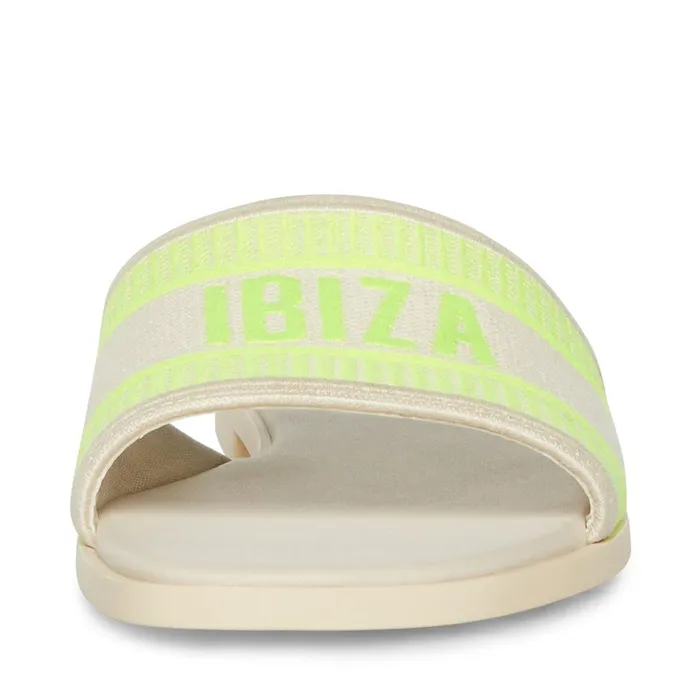 Womens Knox Yellow Neon Steve Madden Sandals