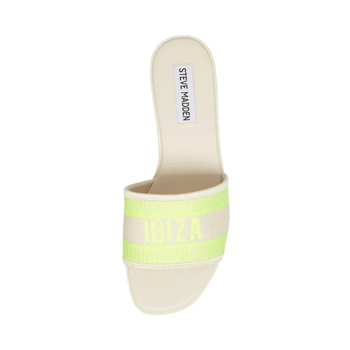 Womens Knox Yellow Neon Steve Madden Sandals