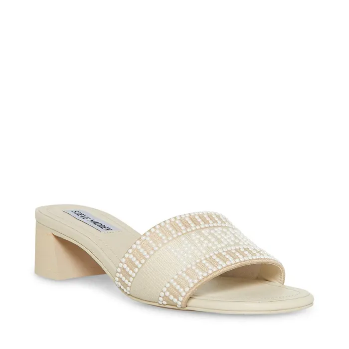 Womens KnoxieP Ivory Steve Madden Sandals