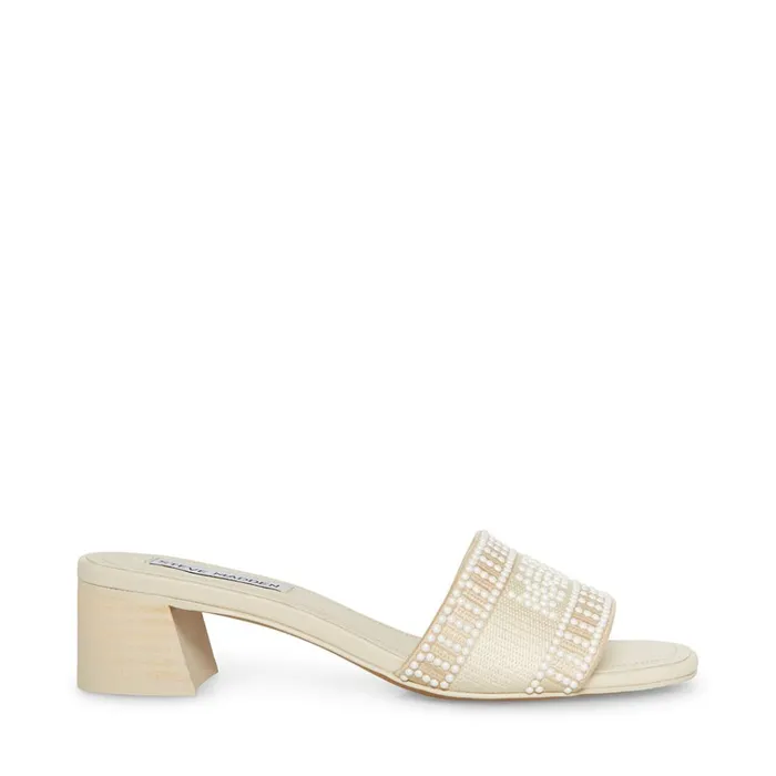 Womens KnoxieP Ivory Steve Madden Sandals