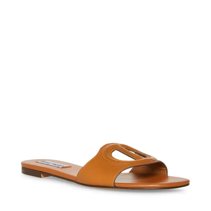 Womens Kylah Tan Leather Steve Madden Sandals