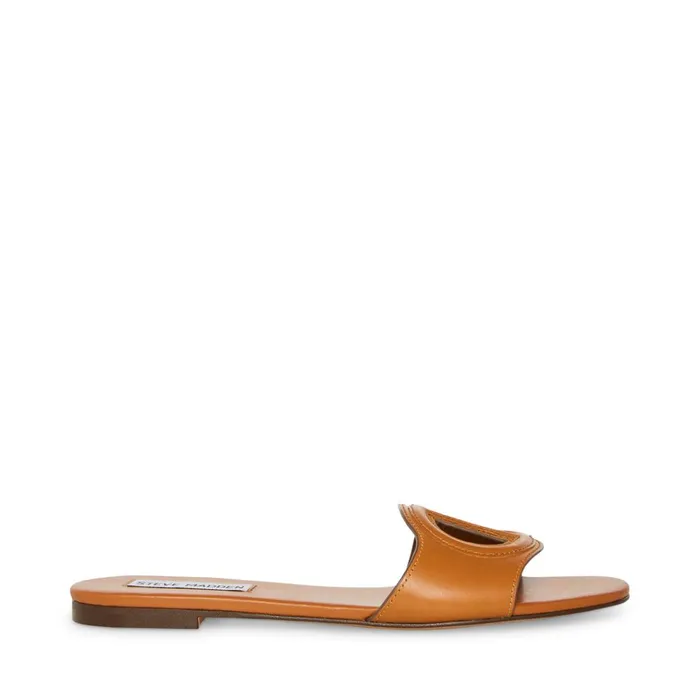 Womens Kylah Tan Leather Steve Madden Sandals