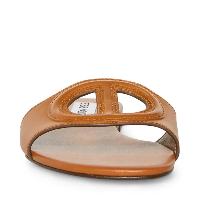 Womens Kylah Tan Leather Steve Madden Sandals