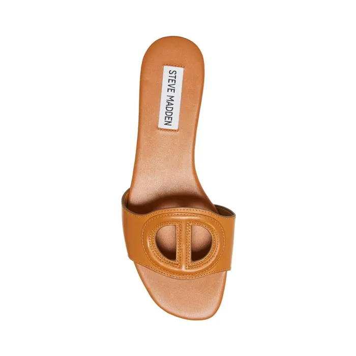 Womens Kylah Tan Leather Steve Madden Sandals