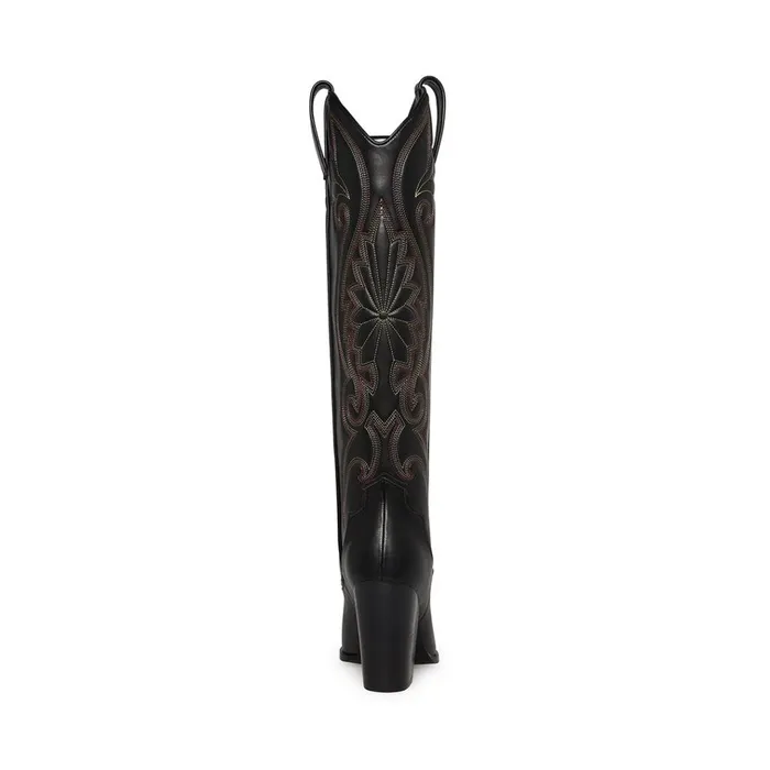 Womens Lasso Black Multi Steve Madden Boots and Booties