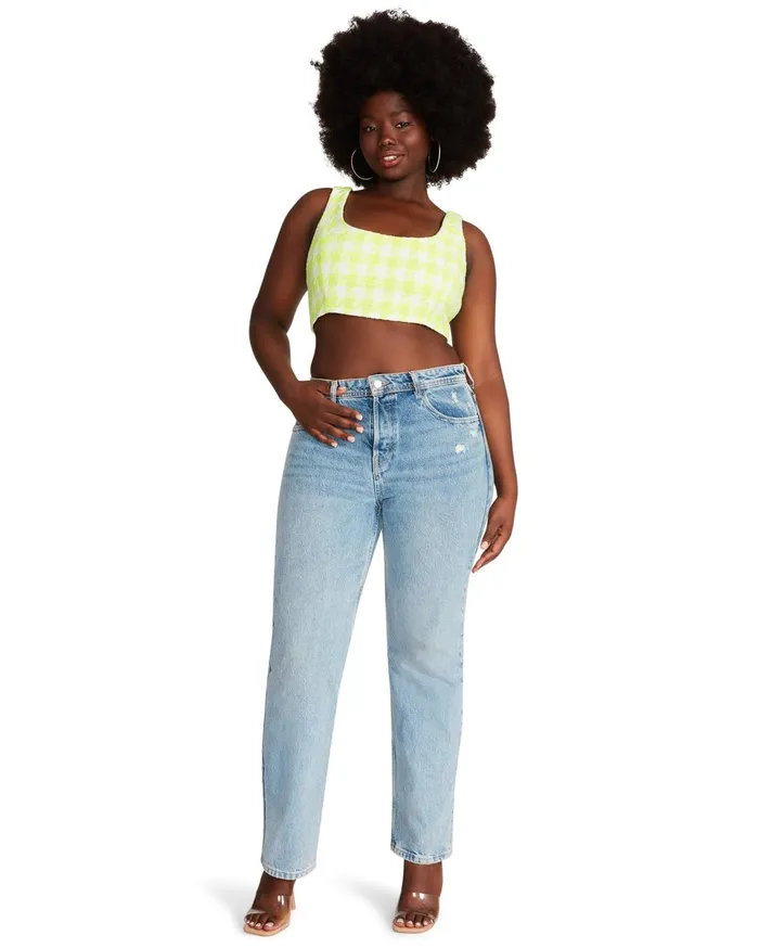 Womens Layla Top Lime Steve Madden Tops and Shirts