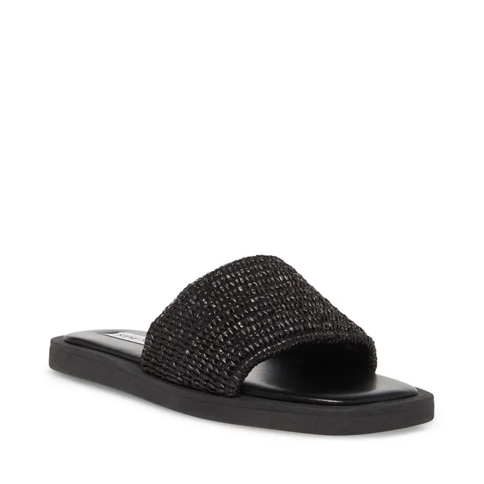Womens Leigh Black Steve Madden Sandals