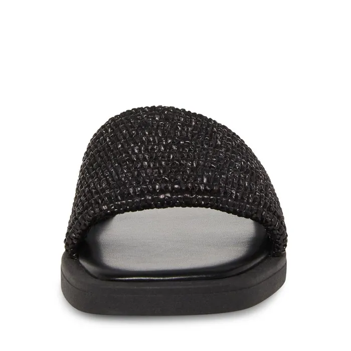 Womens Leigh Black Steve Madden Sandals