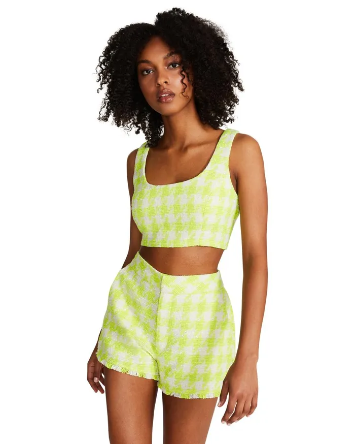 Womens Lia Short Lime Steve Madden Bottoms